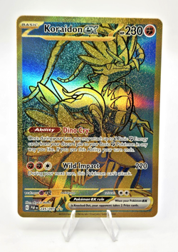 Koraidon ex 245/091 Full Art Gold Paldean Fates Holo Pokemon NM/Mint - Image 3
