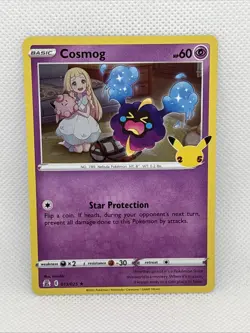 Pokemon Celebrations #013/025 Cosmog Holo Rare tcg - Image 1