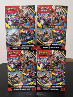 Pokemon Mega Evolution Booster Bundle - Sealed - Lot Of 4 - Image 1