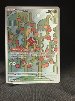 Shuckle 136/132 - ME01: Mega Evolution Pokemon Illustration Rare Holo - Image 1