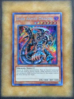 Yugioh Dark Armed Dragon LCKC-EN068 Secret Rare NM - Image 1