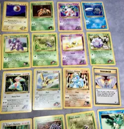 Pokemon Card lot of 33 Gym Heroes and Challenge 1999-2000 WOTC Pikachu Gastly HP - Image 3