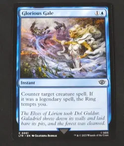 MTG Glorious Gale Lord of the Rings (LTR) Common Magic Card #0051 Unplayed - Image 2