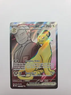 Team Rocket's Persian Ex 219/182 Ultra Rare Destined Rivals Pokemon TCG Card NM - Image 1