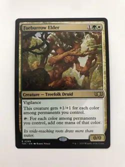 Faeburrow Elder MTG Magic the Gathering Card NM Near Mint TDC - Image 1