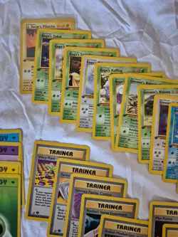 Pokemon First Edition Gym Challenge Lot of 63 Different Unique Cards NM 1st Ed - Image 5