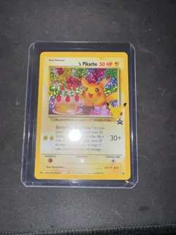 Pokemon 2021 Celebrations Classic Collection Pikachu Birthday Card 24/53 - Image 1