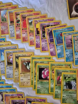 Pokemon TCG Gym Heroes 1st Edition Lot Of 76 Unique Different First Ed Cards NM - Image 3