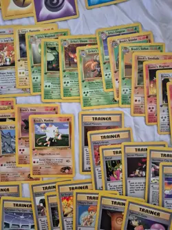 Pokemon TCG Gym Heroes 1st Edition Lot Of 76 Unique Different First Ed Cards NM - Image 5