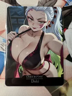 Daki Demon Slayer Goddess Story Waifu Anime Custom Card - Image 1