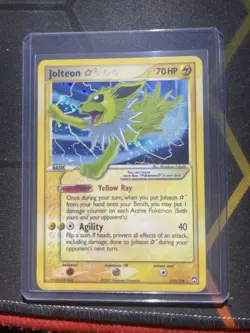 Jolteon Gold Star Holo 2007 Ultra Rare Vintage Pokemon Card 101/108 (Holo Bleed) - Image 1