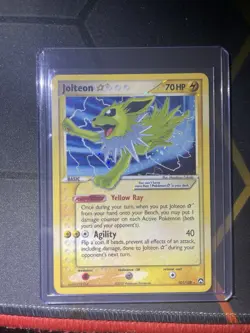 Jolteon Gold Star Holo 2007 Ultra Rare Vintage Pokemon Card 101/108 (Holo Bleed) - Image 2