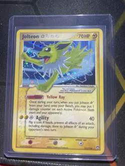 Jolteon Gold Star Holo 2007 Ultra Rare Vintage Pokemon Card 101/108 (Holo Bleed) - Image 3