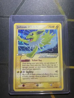 Jolteon Gold Star Holo 2007 Ultra Rare Vintage Pokemon Card 101/108 (Holo Bleed) - Image 4