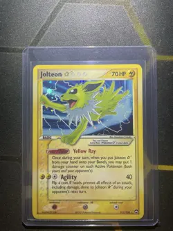 Jolteon Gold Star Holo 2007 Ultra Rare Vintage Pokemon Card 101/108 (Holo Bleed) - Image 5