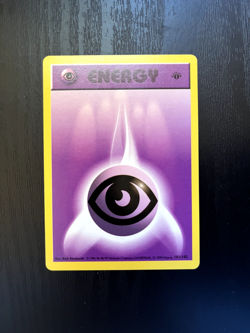 Vintage Psychic Energy 101/102 1st Edition Shadowless Base Set Pokemon Card WOTC - Image 1