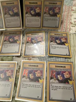 Here Comes Team Rocket! 71/82 Team Rocket Pokemon Non Holo Rare (Lot Of 15)Cards - Image 3