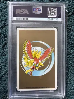 2000 POKEMON GOLD VERSION PLAYING CARDS 3 OF SPADES #149 DRAGONITE PSA 10 - Image 2