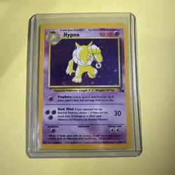 Hypno 23/62 Fossil Regular - Vintage Pokemon Card 1999 - Image 1