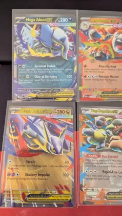 Pokemon Mega Evolution EX Lot NM 10 Cards! All Megas! - Image 2