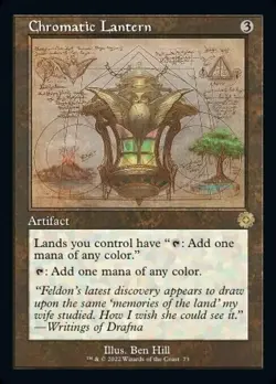 CHROMATIC LANTERN - The Brothers' War Retro Artifacts RARE MtG TCG Card # 73 - Image 1