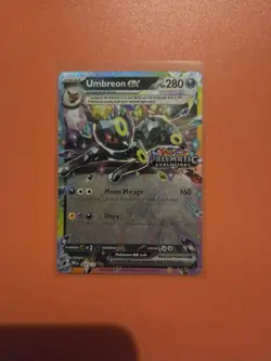 Pokemon Umbreon ex 060/131 Prismatic Evolutions Stamped Surprise Box Promo Card - Image 3