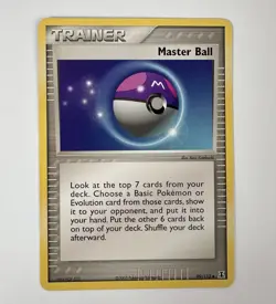 Master Ball 99/113 Uncommon Non-Holo Pokemon TCG Card Delta Species LP/MP 2005 - Image 1