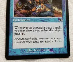 Rhystic Study Enhancement English Prophecy MTG Magic The Gathering #45/143 - Image 3