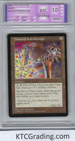 Magic the Gathering MTG Visions Diamond Kaleidoscope Graded Mint KTCGrading - Image 1