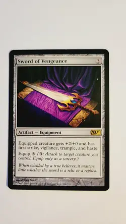 MTG Sword of Vengeance Magic 2011 216/249 Regular Rare - Image 1