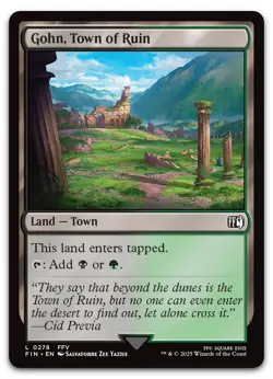 Gohn, Town of Ruin #278 (NM) Final Fantasy FIN Magic MTG - Image 1