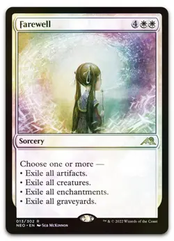 Farewell #13 (Foil) (NM) Kamigawa Neon Dynasty NEO Magic MTG - Image 1
