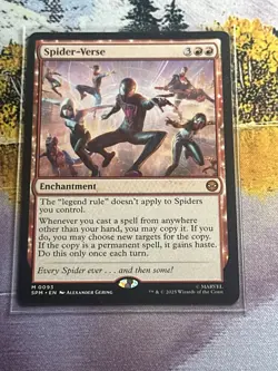 MTG Marvel's Spider-Man Spider-Verse x1 Mythic Red Enchantment NM/M - Image 4