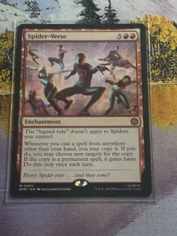 MTG Marvel's Spider-Man Spider-Verse x1 Mythic Red Enchantment NM/M - Image 5