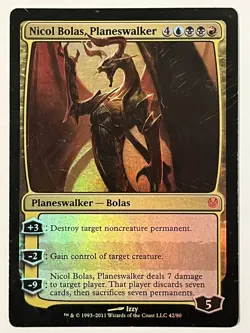Nicol Bolas, Planeswalker Duel Decks: Ajani vs. Nicol Bolas Foil MTG MP - Image 1