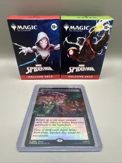 Pax West 2025 Magic the Gathering Spiderman Welcome Deck Red & Green Deck Promo - Image 1