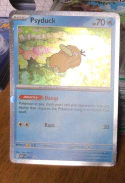 Pokemon TCG Psyduck Black Star Promo Mega Evolution NM - Image 1