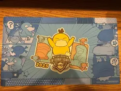 Pokemon 2025 NAIC Psyduck Playmat + FREE NAIC Wooper Pin - Image 2