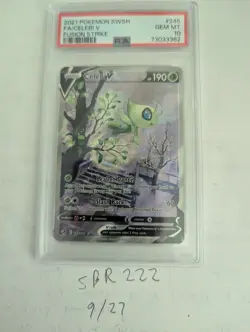 Pokemon Celebi V Fusion Strike Full Alt Art #245/264 2021 PSA 10 Gem Mint - Image 1