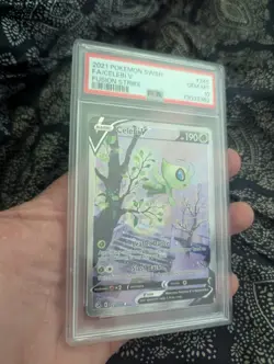 Pokemon Celebi V Fusion Strike Full Alt Art #245/264 2021 PSA 10 Gem Mint - Image 3