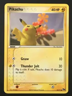 Pokemon TCG Pikachu 16/17 POP Series 2 NM- - Image 1