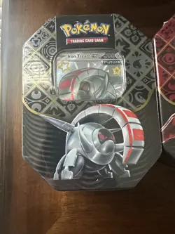 Pokemon Paldean Fates Tins Set x3 Shiny Charizard Tusk Iron Treads New Sealed - Image 3