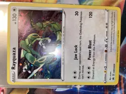 Pokemon Rayquaza SWSH029 Sword & Shield Cosmos Holo Black Star Promo NM - Image 2
