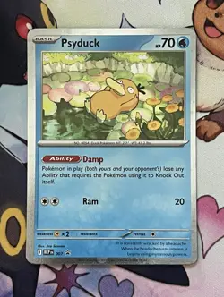 Pokemon TCG Psyduck MEP 007 Mega Evolution Pokemon Blister Promo - Image 1