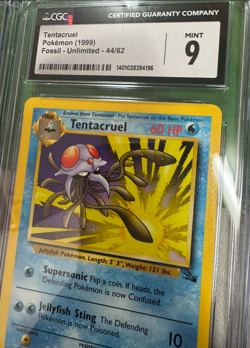 Lot of 10 Graded Pokemon CGC 1999 FOSSIL, BASE SET, BASE SET 2 VINTAGE LOT#69 - Image 2
