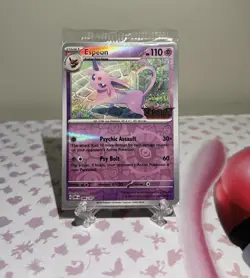 Espeon (Best Buy Exclusive) 086/197 Pokemon Obsidian Flames Stamped Sealed Promo - Image 1