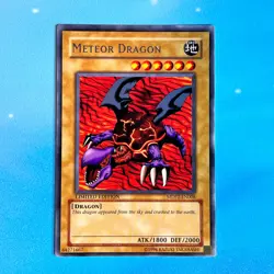 Yugioh METEOR DRAGON MDP2-EN008 Rare LIMITED Lightly Played LP McDonald's Promo - Image 1
