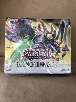 2025 YUGIOH DOOM OF DIMENSIONS BOOSTER BOX | FACTORY SEALED YuGiOh sealed new - Image 1
