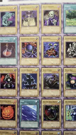 Rare Yu-Gi-Oh! Uncut Sheet (LOB / MRD Era 2002) Vintage TCG Collectible (Rare) - Image 2