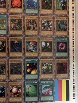 Rare Yu-Gi-Oh! Uncut Sheet (LOB / MRD Era 2002) Vintage TCG Collectible (Rare) - Image 4